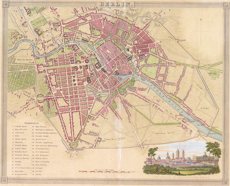 Lot 177, Auction 128, Berlin, Kolorierter Stahlstich von J. Dower