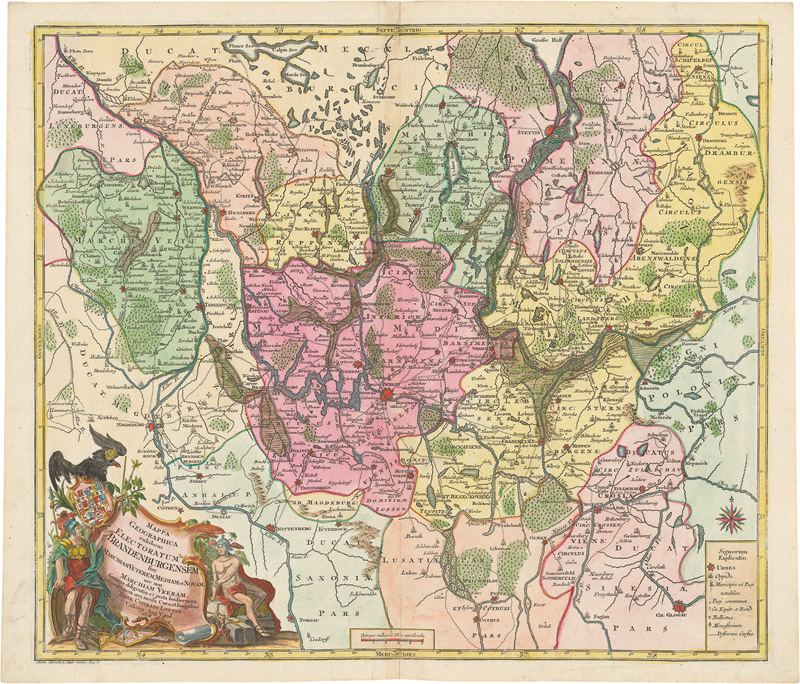 Lot 179, Auction  128, Brandenburg, Konvolut von 13 Karten und Ansichten