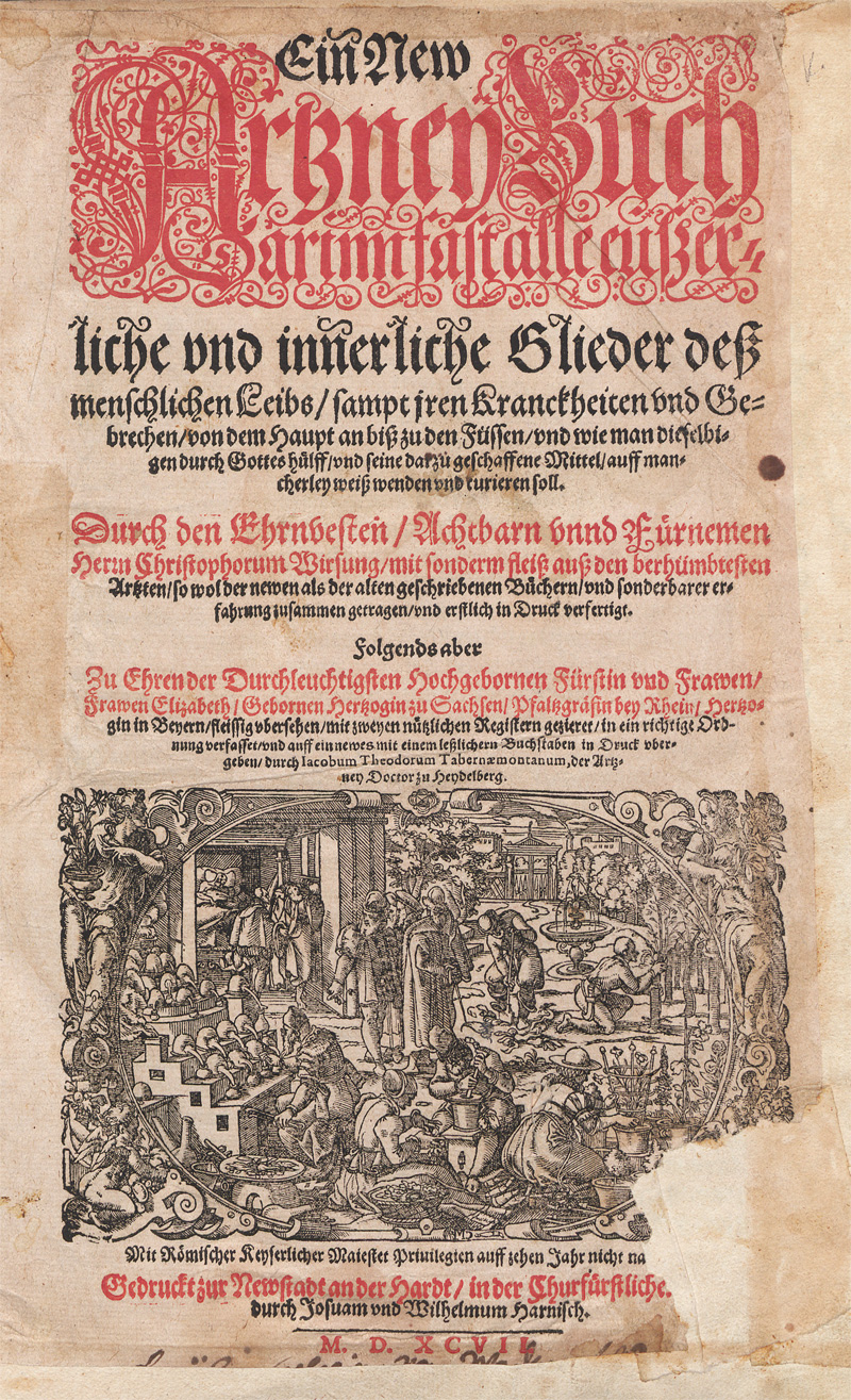 Lot 248, Auction 128, Wirsung, Christoph, Ein New Artzney Buch