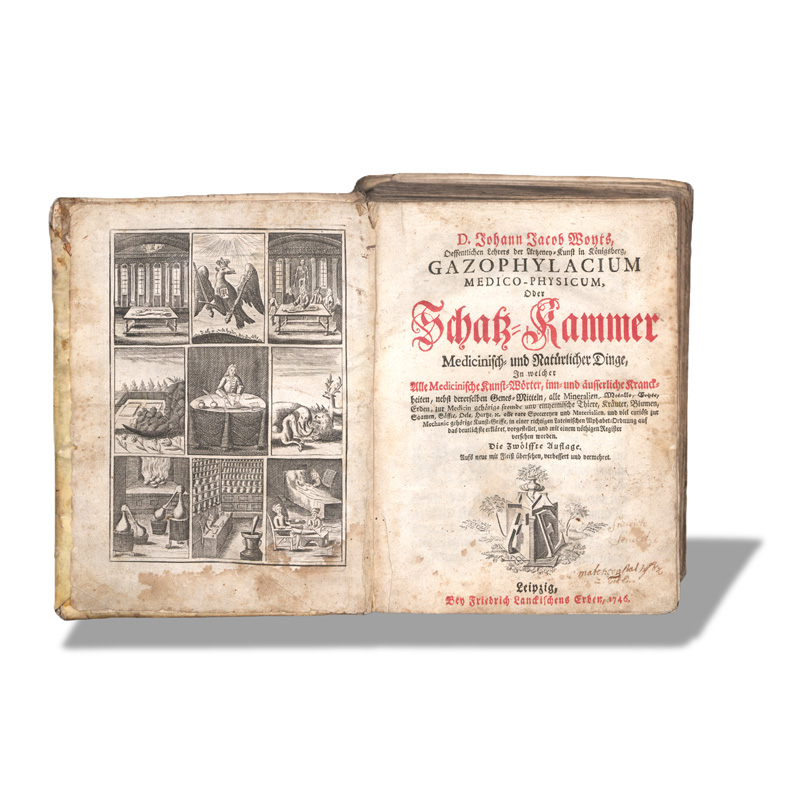 Lot 249, Auction 128, Woyt, Johann Jacob, Gazophylacium medico-physicum, Oder Schatz-Kammer Medicinisch- und Natürlicher Dinge