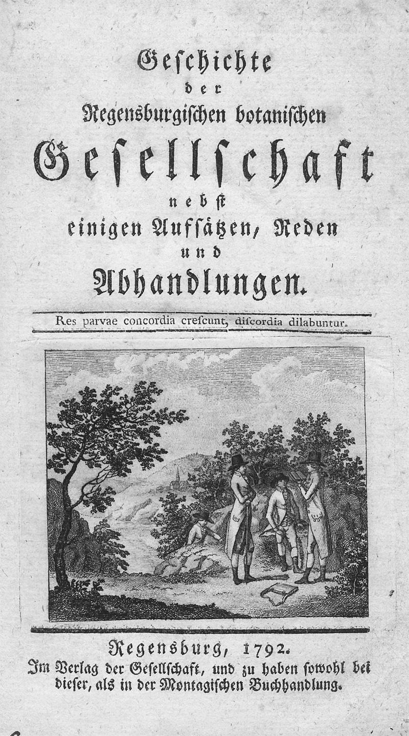 Lot 291, Auction 128, Geschichte der Regensburgischen, botanischen Gesellschaft