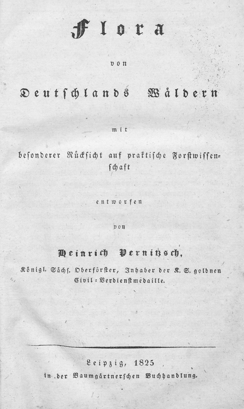 Lot 300, Auction 128, Pernitzsch, Heinrich Gottlob, Flora von Deutschlands Wäldern