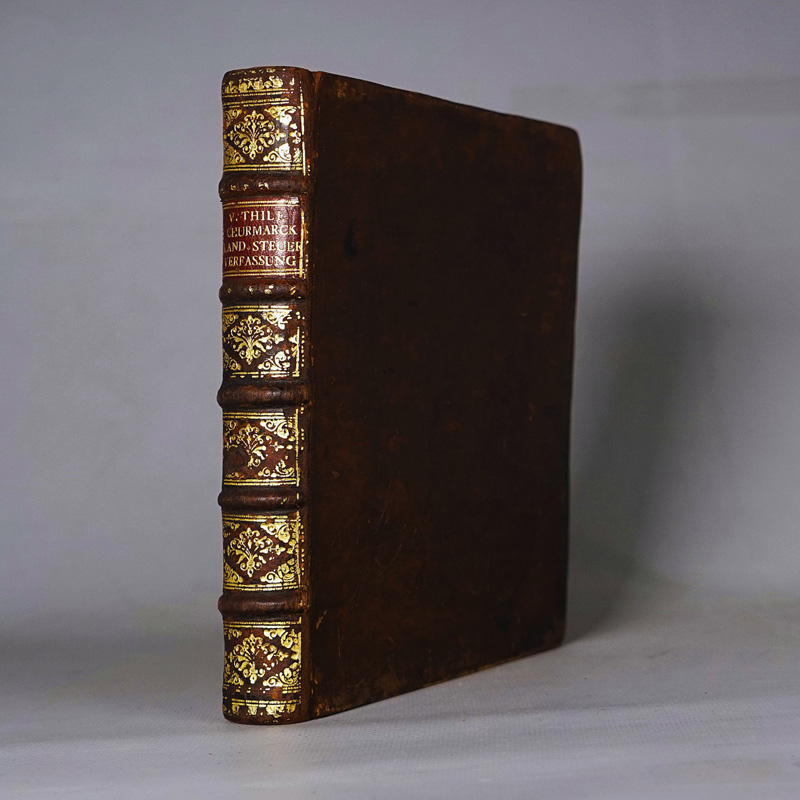 Lot 520, Auction  128, Thile, Carl Gottfried von, Nachricht von der Churmärckischen Contributions- und Schoß-Einrichtung