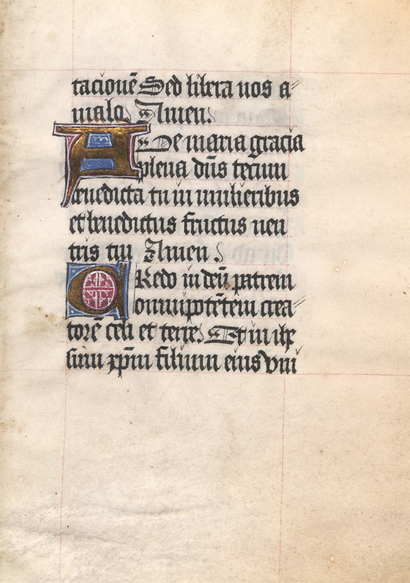 Lot 1008, Auction 128, Blattgoldinitialen, Blätter aus einem spätmittelalterlichen Gesangbuch-Brevier