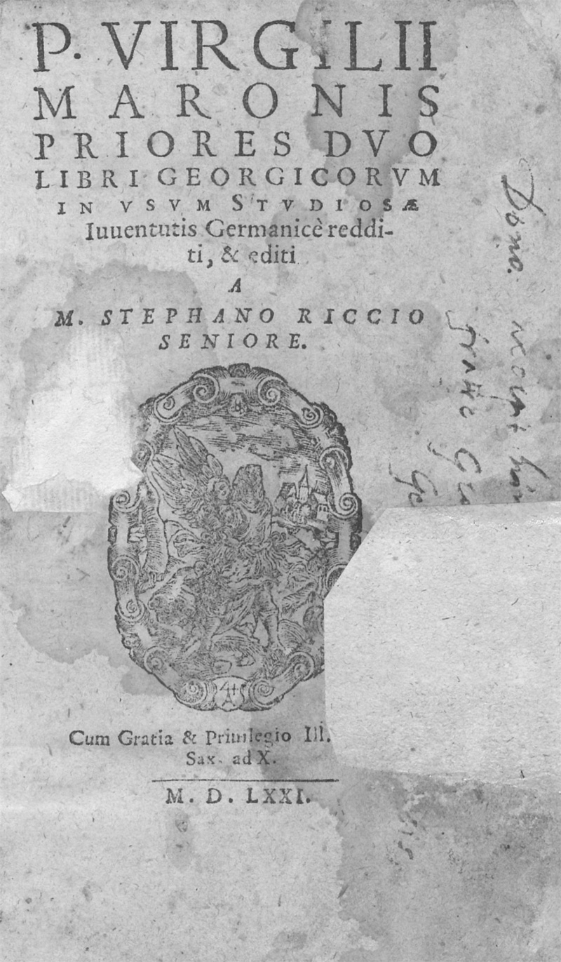 Lot 1149, Auction 128, Vergilius Maro, Publius, Priores duo libri georgicorum