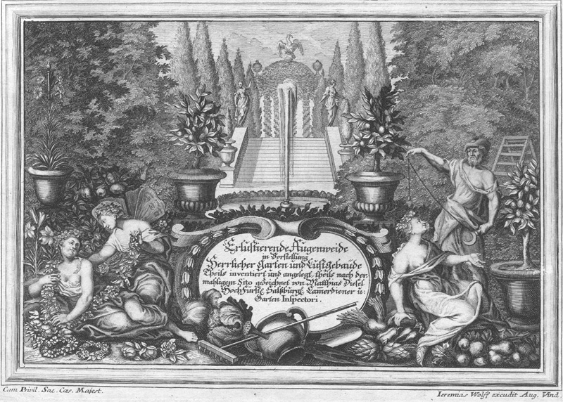Lot 1214, Auction 128, Diesel, Matthias, Erlustierende Augenweide in Vorstellung herrlicher Garten und Lustgebäude