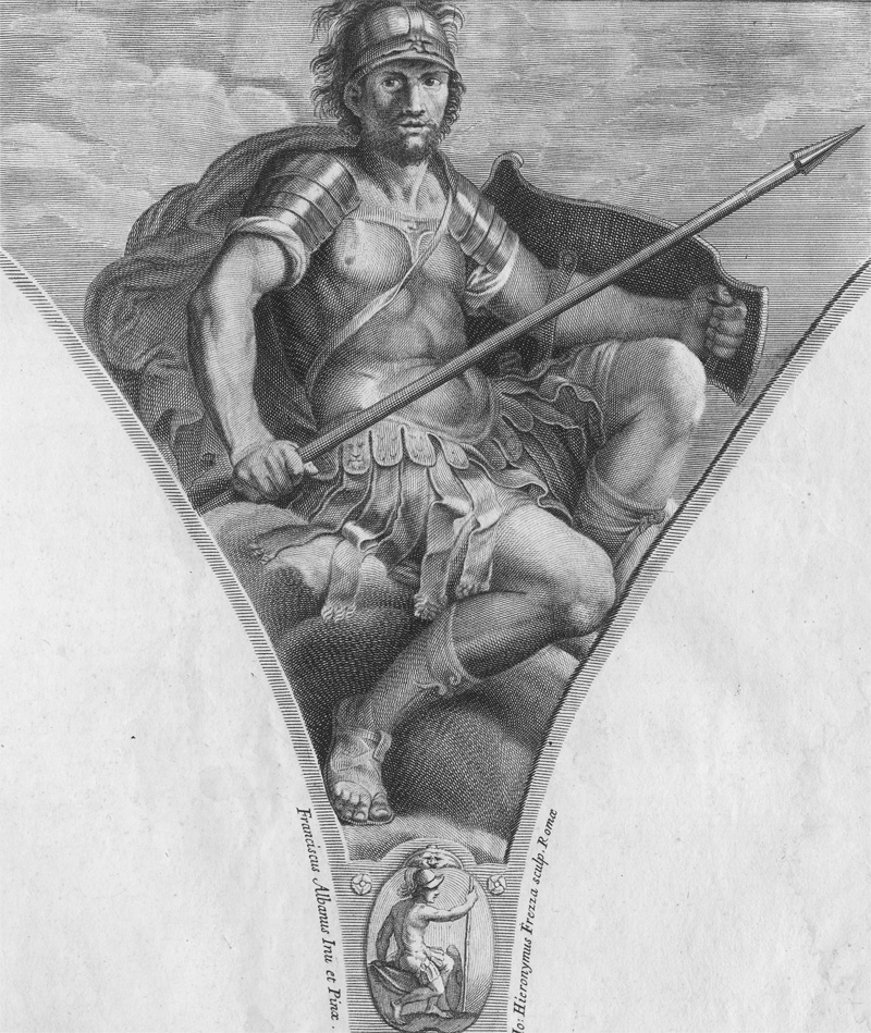 Lot 1219, Auction 128, Frezza, Giovanni Girolamo, Mars, Saturnus, Diana und Jupiter