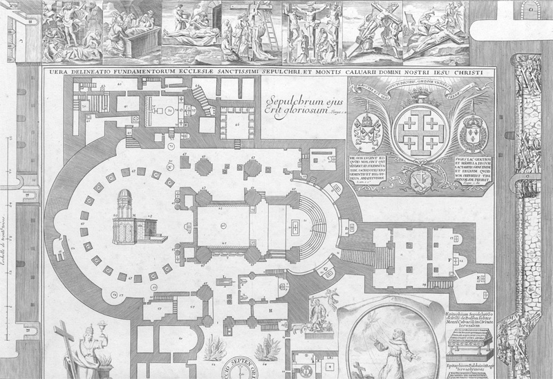 Lot 1247, Auction  128, Miglianico, Paolo da, Plan du Saint-Sépulcre