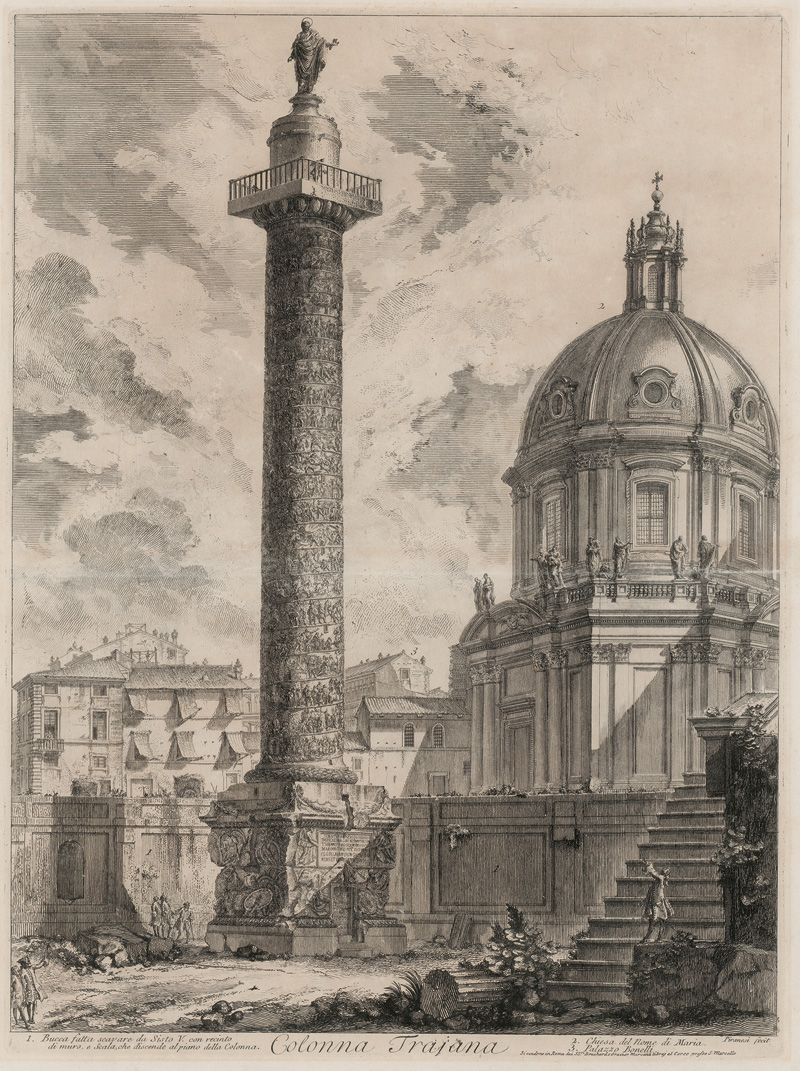 Lot 1258, Auction 128, Piranesi, Giovanni Battista, Rom. 6 Radierungen nach Piranesi