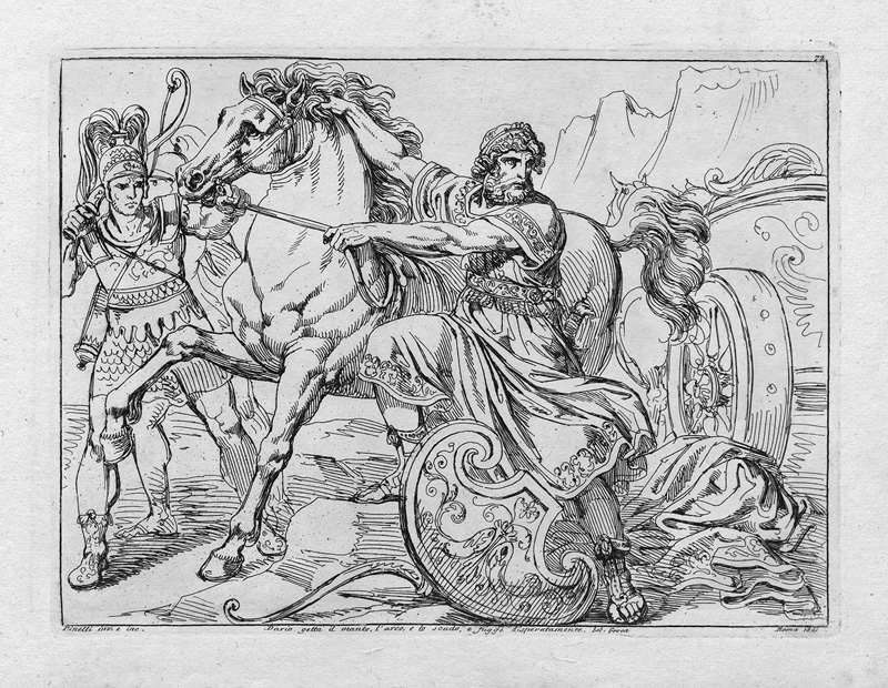 Lot 1263, Auction 128, Pinelli, Bartolomeo, Raccolta di no. 100 soggetti li più rimarchevoli dell' istoria greca