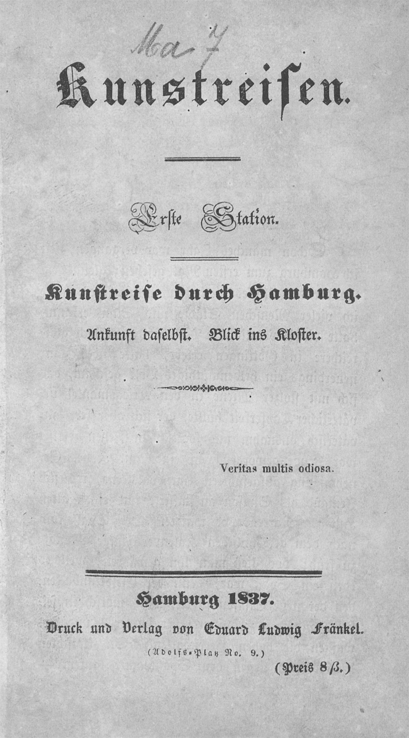 Lot 1264, Auction  128, Romberg, Johann Andreas, Kunstreisen. 