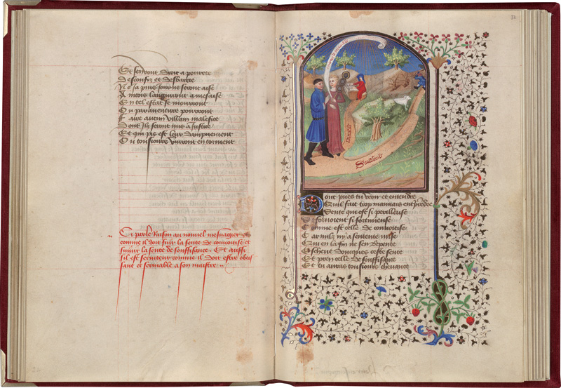 Lot 1308, Auction 128, Buch vom erfüllten Leben, Das, Le Livre du Chastel de Labour