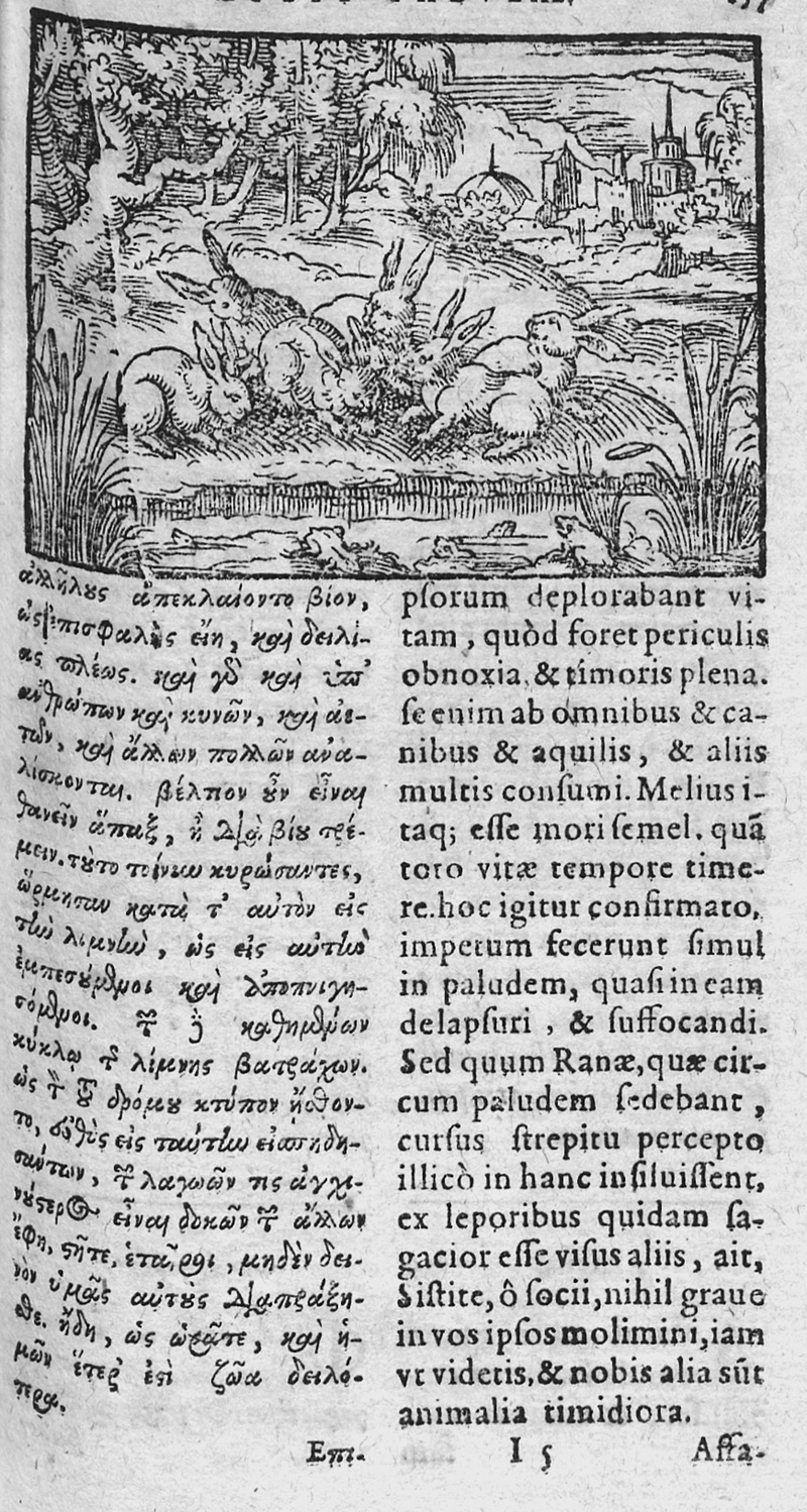 Lot 2033, Auction 128, Fabulae variorum auctorum nempe, Aesopi Fabulae Graeco-Latinae CCXCVII