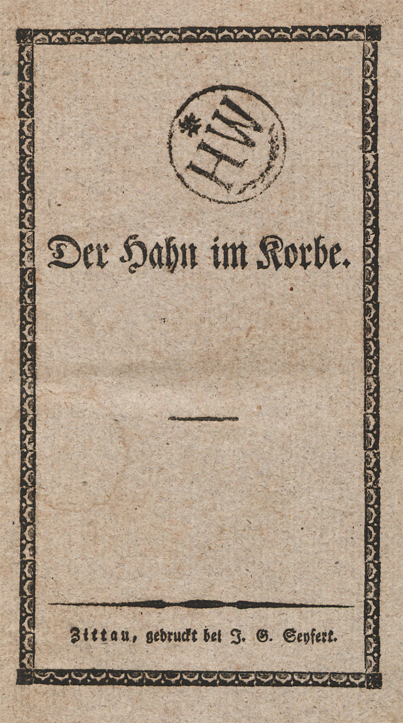 Lot 2048, Auction  128, Hahn im Korbe, Der, [und:] Der zweite Mai