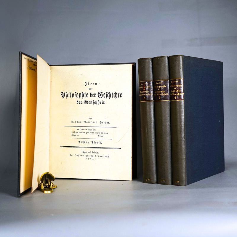 Lot 2051, Auction  128, Herder, Johann Gottfried, Ideen zur Philosophie der Geschichte