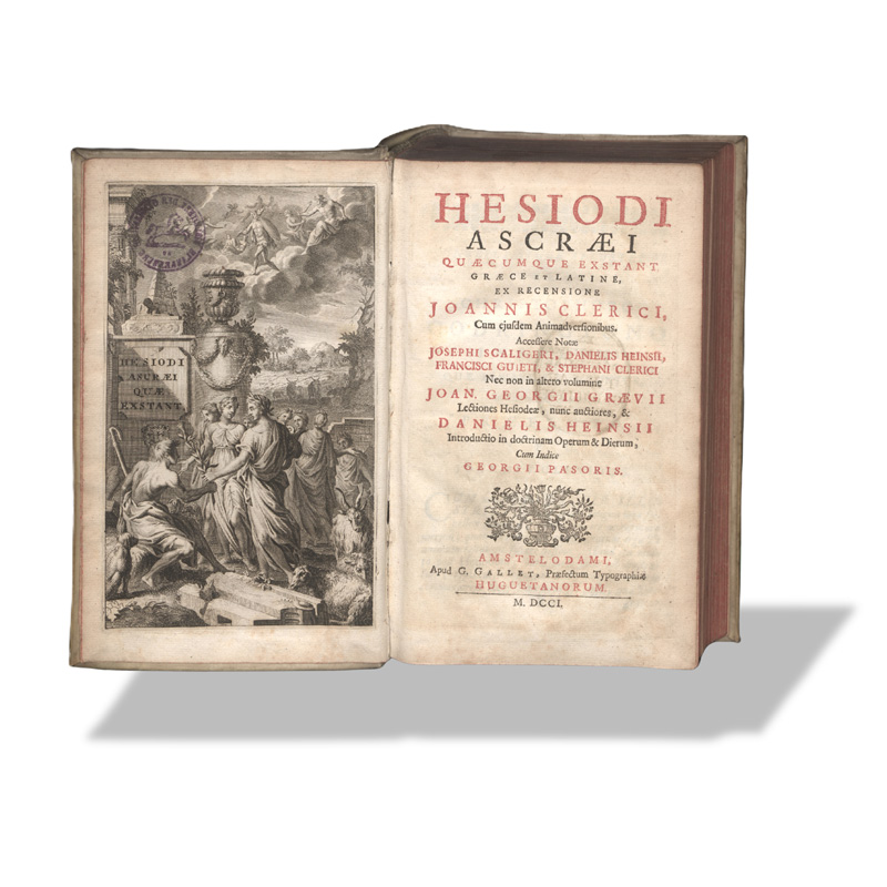 Lot 2053, Auction 128, Hesiod, Opera quaecumque exstant Graece et Latine