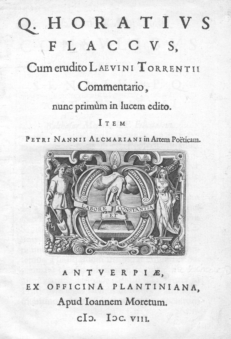 Lot 2061, Auction 128, Horatius Flaccus, Quintus, Opera cum erudito Laevini Torrentii commentario