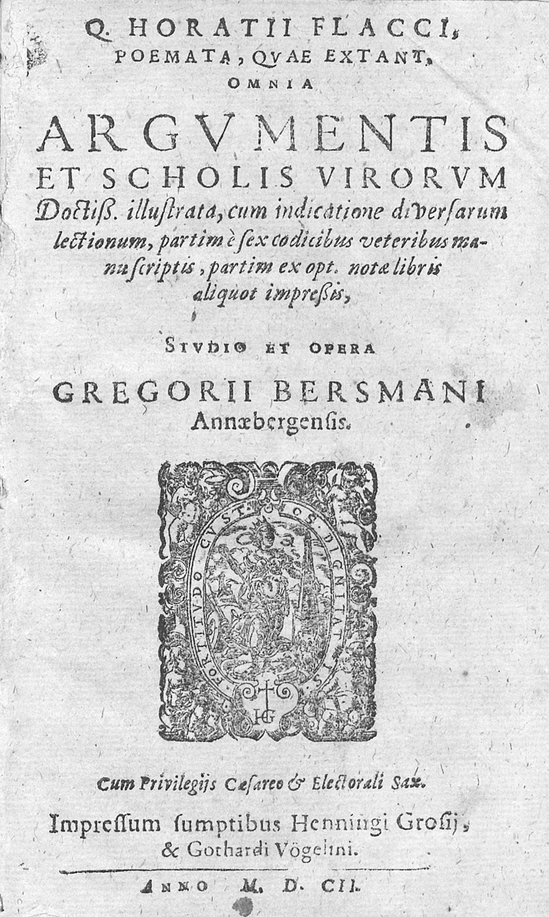 Lot 2063, Auction 128, Horatius Flaccus, Quintus, Poemata, quae extant, omnia