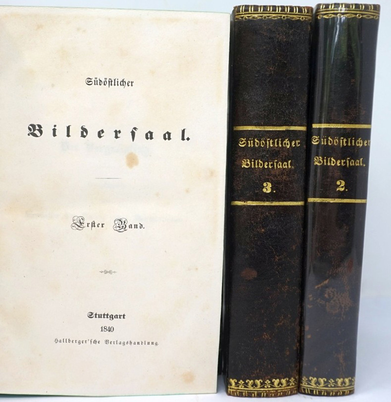 Lot 2118, Auction  128, Pückler-Muskau, Hermann von, Südöstlicher Bildersaal. Stuttgart, Hallberger, 1840-1841