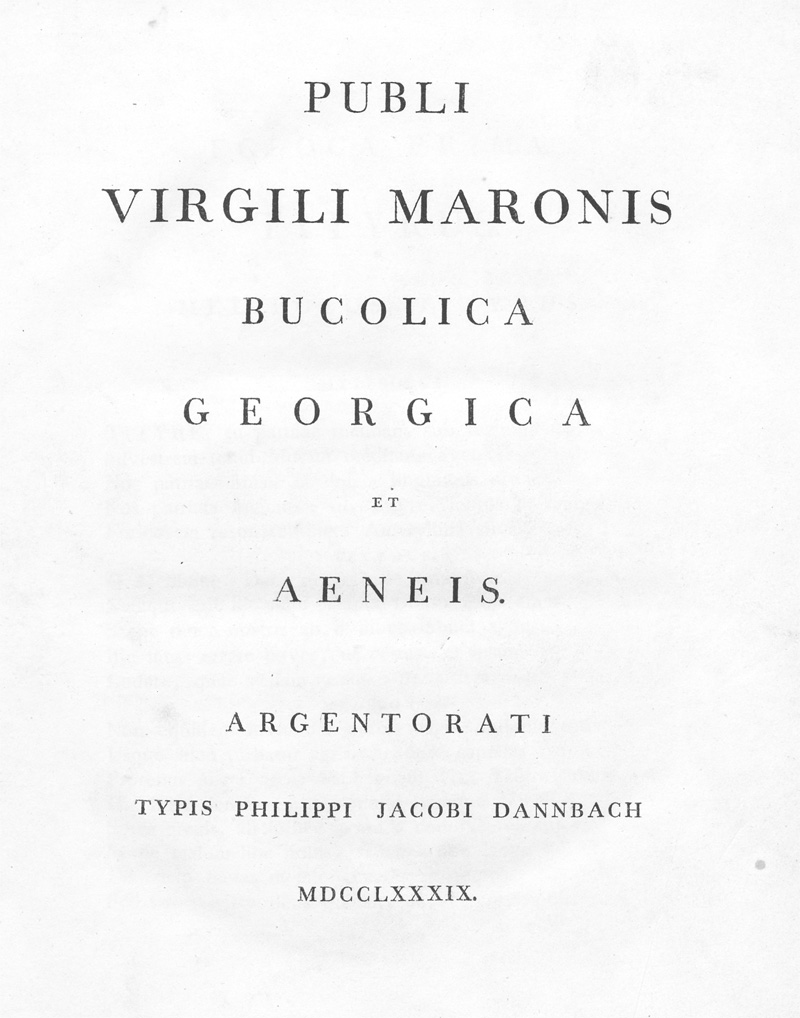 Lot 2155, Auction  128, Vergilius Maro, Publius, Bucolica. Georgica et Aeneis