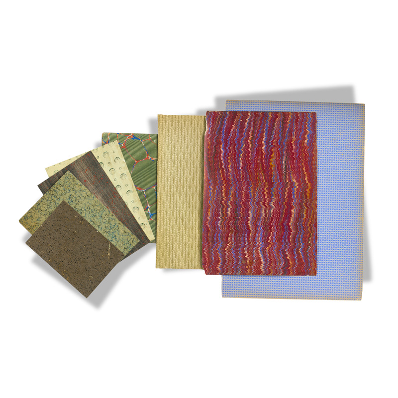 Lot 2194, Auction 128, Buntpapiere, Sammlung von 80 Buntpapieren