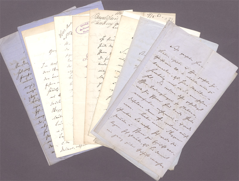 Lot 2310, Auction 128, Baudissin, Adelbert Grafvon, 63 Briefe an seinen Verleger Carl Rümpler. 1862-1866