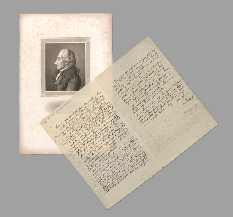 Lot 2342, Auction 128, Goeckingk, Leopold von, Brief an Elisa von der Recke. 1827