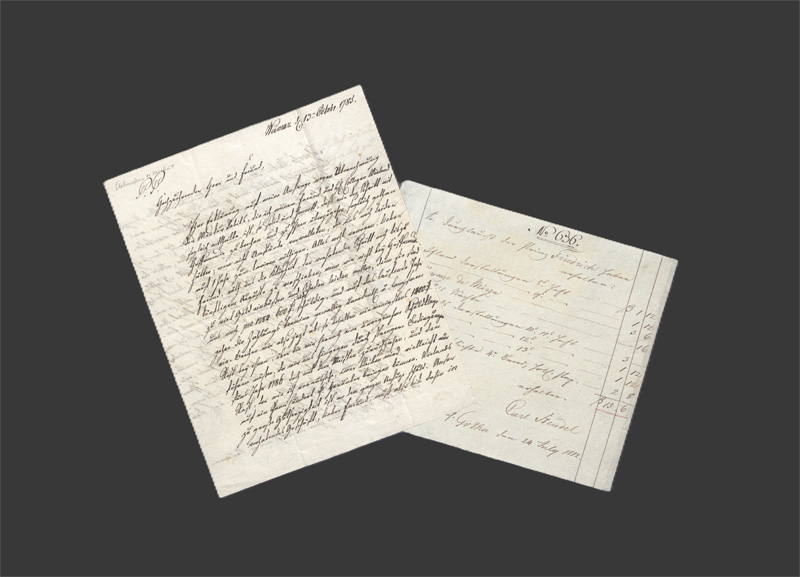 Lot 2343, Auction  128, Bertuch, Friedrich Justin, Umfangreicher Geschäftsbrief mit Erwähnung Chr. M. Wielands. 1785