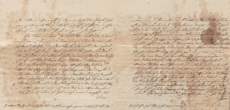 Lot 2346, Auction 128, Gerning, Johann Isaak von, Brief an Karl Ludwig von Knebel. 1810