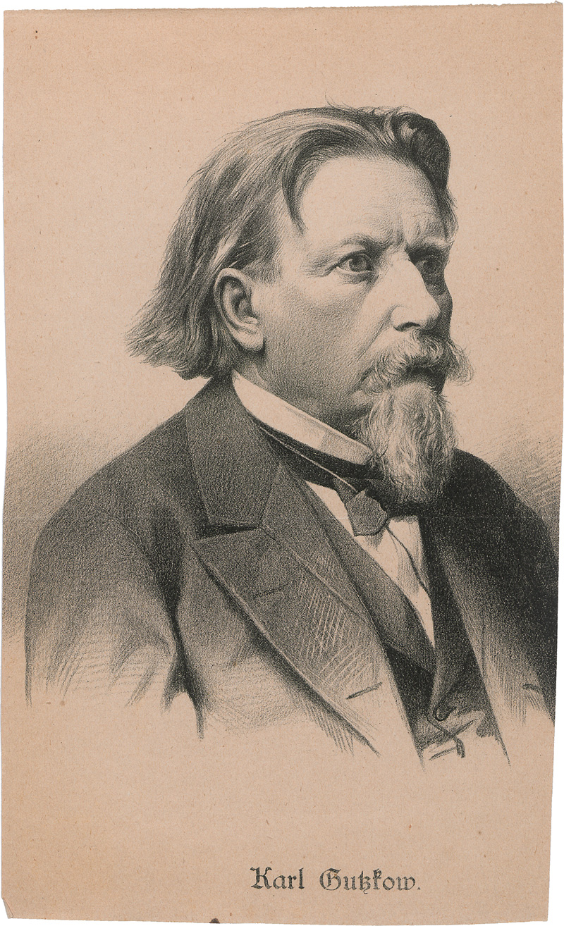 Lot 2356, Auction 128, Gutzkow, Karl, 2 Briefe. 1840-1878