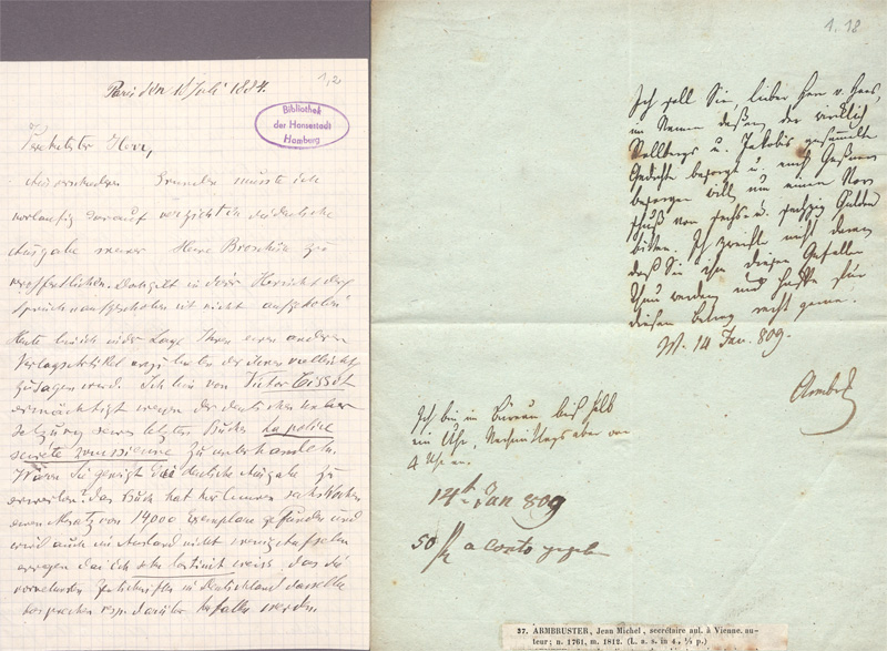 Lot 2395, Auction 128, Österreichische Schriftsteller und Journalisten des 18. Jahrhunderts, 45 Autographen