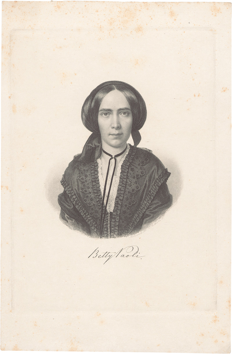 Lot 2399, Auction 128, Paoli, Betty, Brief an Hermann Kiewy über ihre Beziehung zu Nicolaus Lenau. 1887