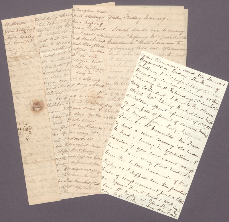Lot 2422, Auction 128, Schriftstellerinnen des 19. Jahrhunderts, Mehr als 90 Briefe und Karten