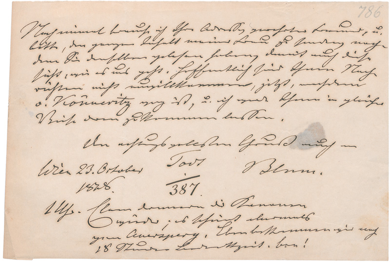 Lot 2462, Auction 128, Blum, Robert, 2 Briefe + wertvolle Beilagen. Wien 1848