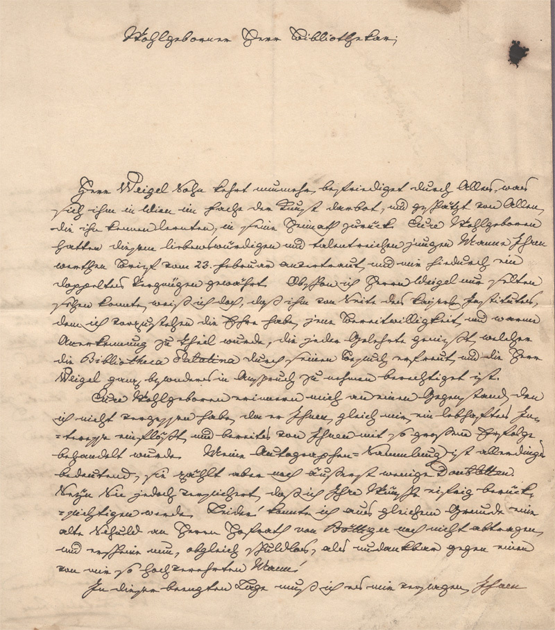 Lot 2509, Auction 128, Dietrichstein, Moriz Fürst von, Brief nach Dresden über Autographen-Tausch. 1832
