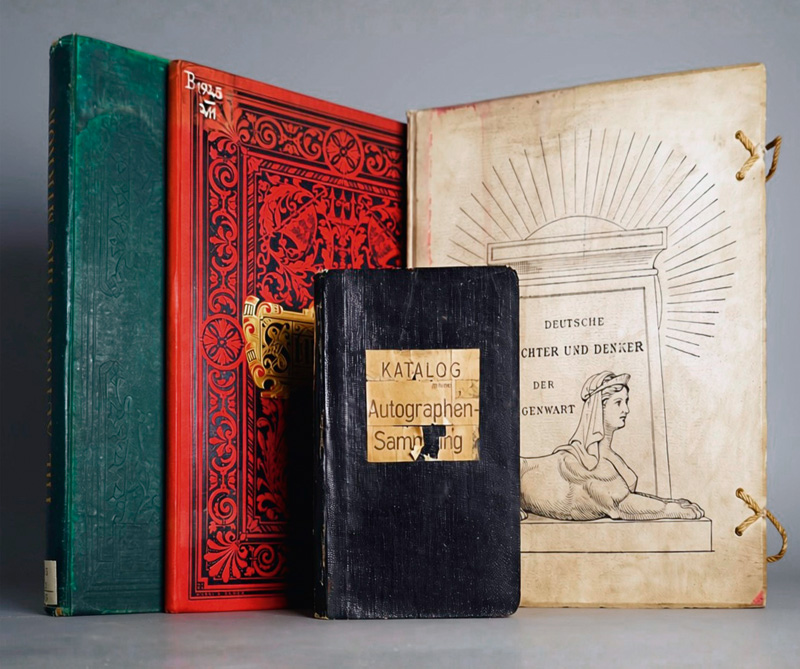 Lot 2514, Auction 128, Kiewy, Hermann, "Katalog meiner Auographen-Sammlung" und Handbibliothek