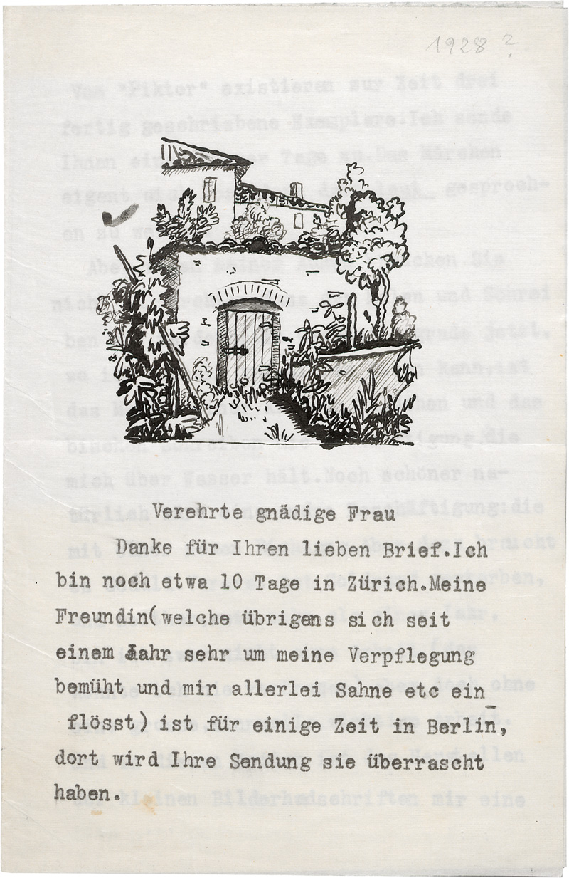 Lot 2620, Auction 128, Hesse, Hermann, 14 Briefe u. 1 signiertes Porträt.1928-1934