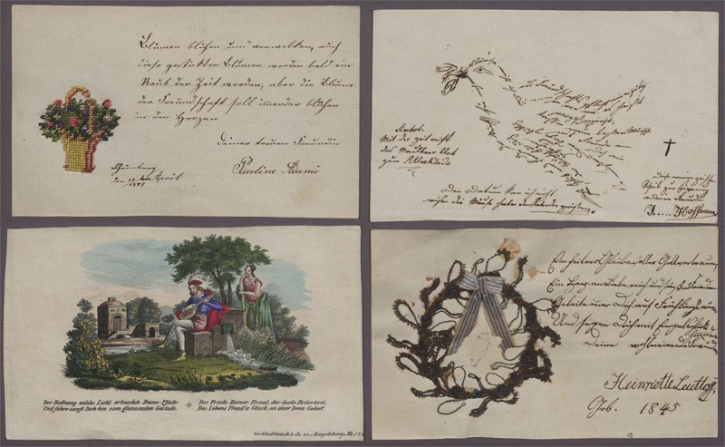 Lot 2643, Auction 128, Stammbuch-Kassette, der Familie Bösing in Grünberg (Schlesien). 1835-1854.