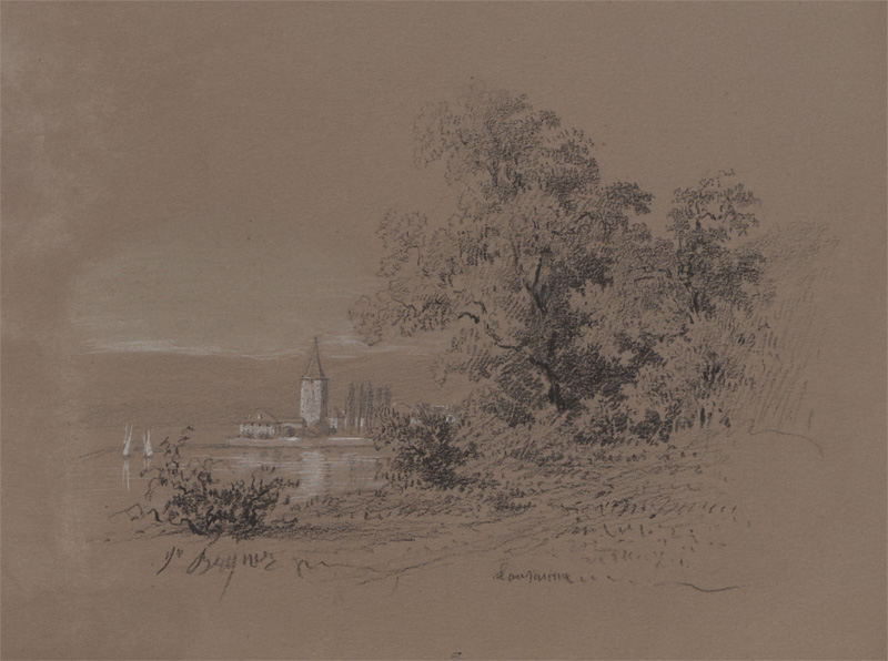 Lot 2645, Auction 128, Poesie-Album, einer Schülerin des Internats Petit Chateau in Lausanne. 1857.