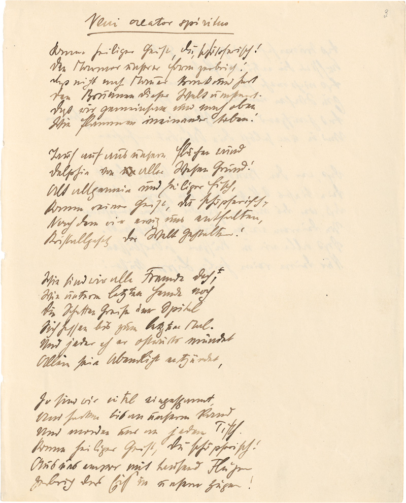 Lot 2648, Auction 128, Werfel, Franz, 3 Gedicht-Manuskripte nebst Beilage. Ca. 1914