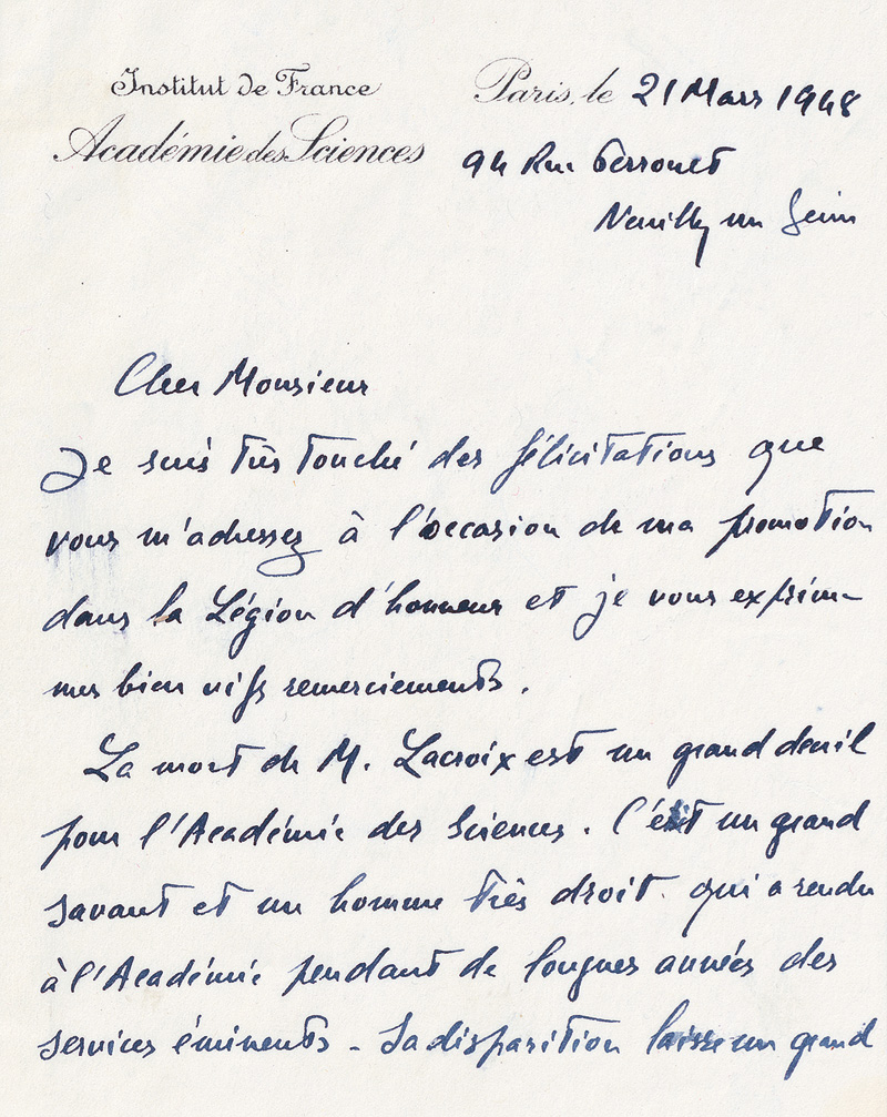 Lot 2656, Auction 128, Broglie, Louis de, 4 Autographen