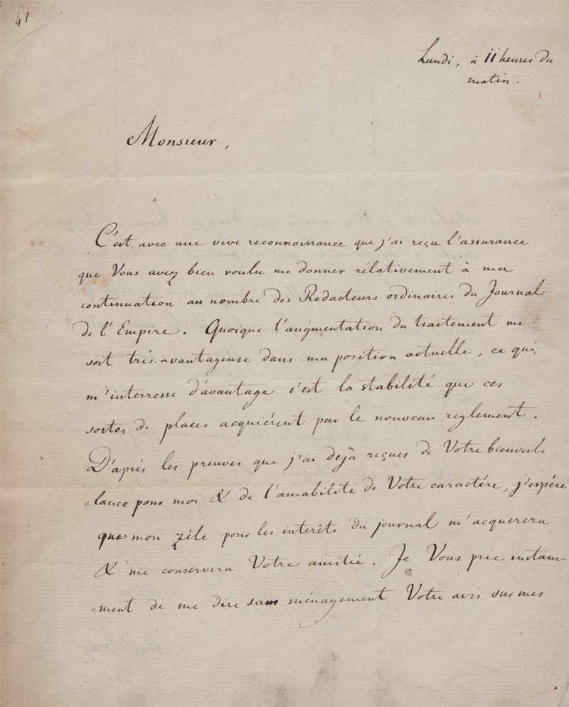 Lot 2673, Auction 128, Malte Brun, Conrad, Brief um 1810 + Beigaben