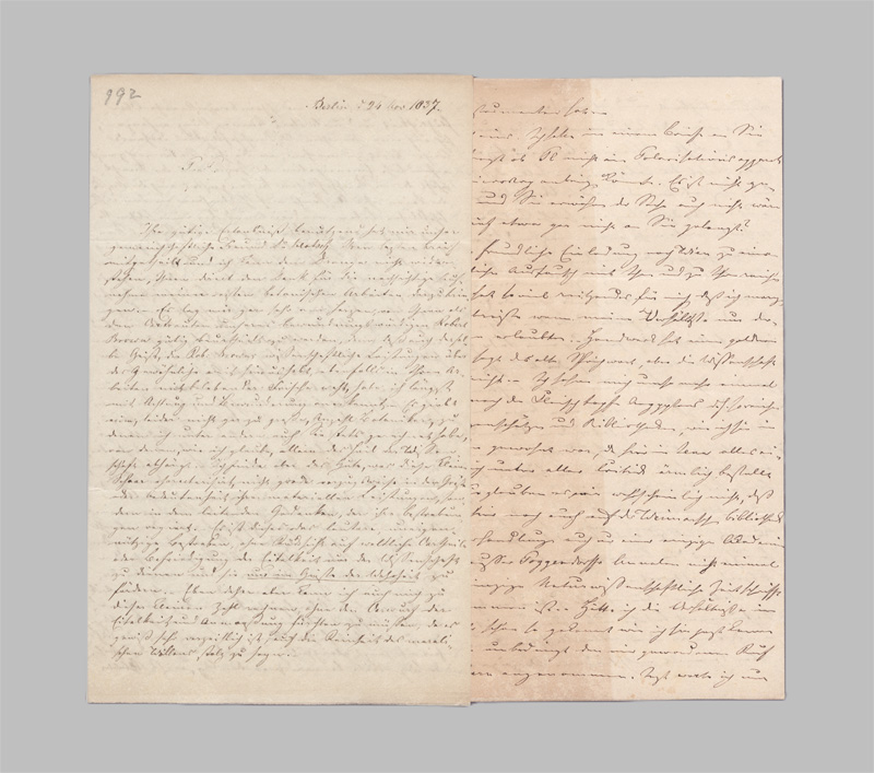 Lot 2678, Auction 128, Schleiden, Matthias Jakob, 3 Briefe an Fachkollegen. Berlin und Jena 1837 - 1845