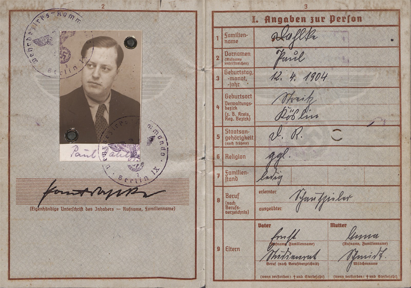 Lot 2736, Auction 128, Dahlke, Paul, Sein Wehrpass