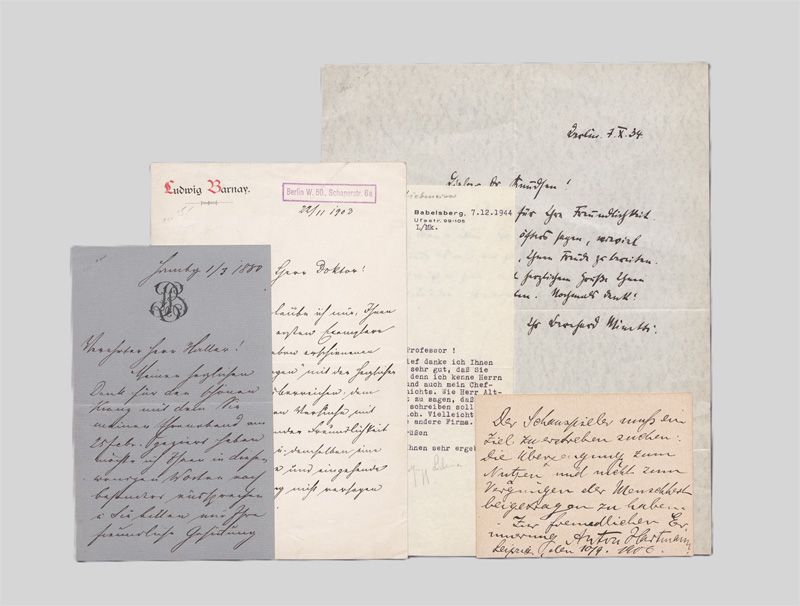 Lot 2756, Auction 128, Schauspielerinnen u. Schauspieler des 19. u. 20. Jhdts, 11 Briefe und 3 Postkarten. 1863-1951