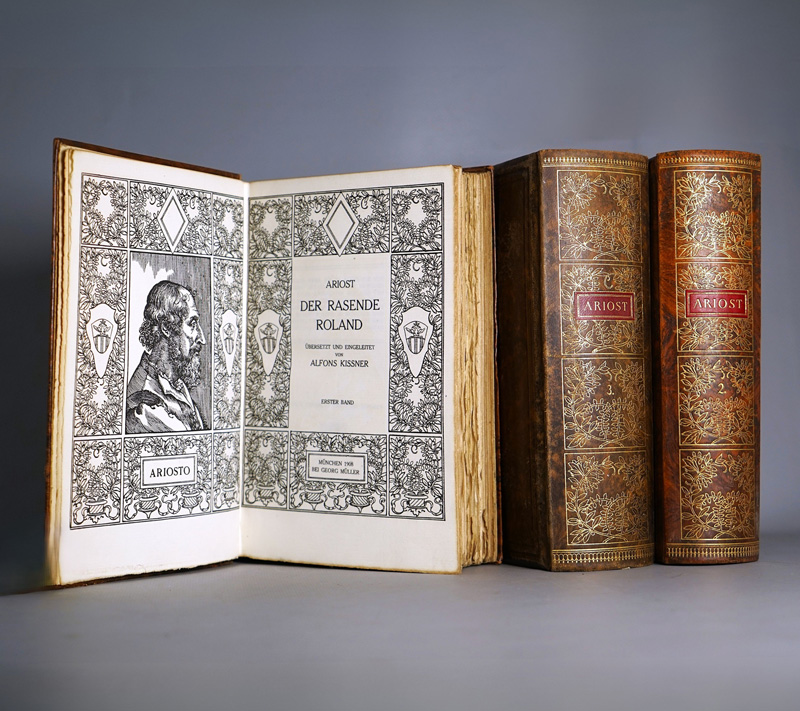 Lot 3010, Auction  128, Ariost, Ludovico, Der rasende Roland. - Kleinere Werke