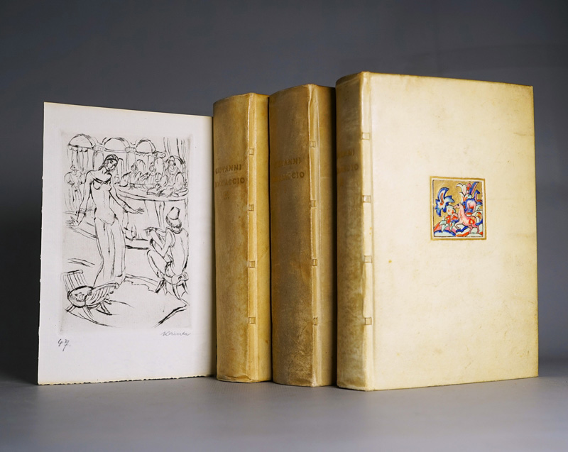 Lot 3037, Auction 128, Boccaccio, Giovanni, Gesammelte Werke