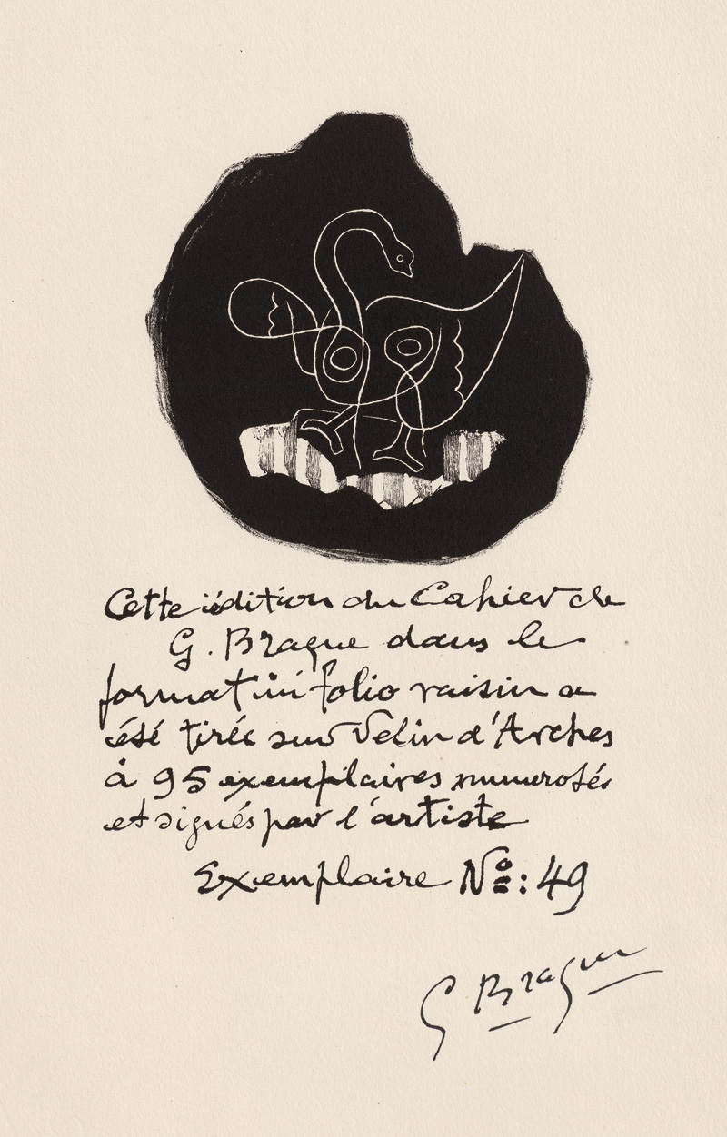 Lot 3043, Auction 128, Braque, Georges, Cahier 1916-1947