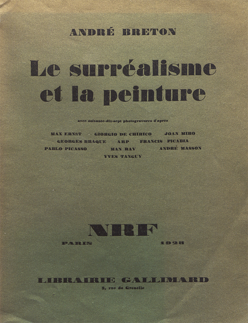 Lot 3049, Auction 128, Breton, André, Le Surréalisme et la Peinture.