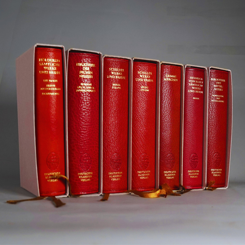 Lot 3081, Auction 128, Sammlung von 7 Bänden der Reihe "Bibliothek deutscher Klassiker", in Dünndruck-Luxusausgaben